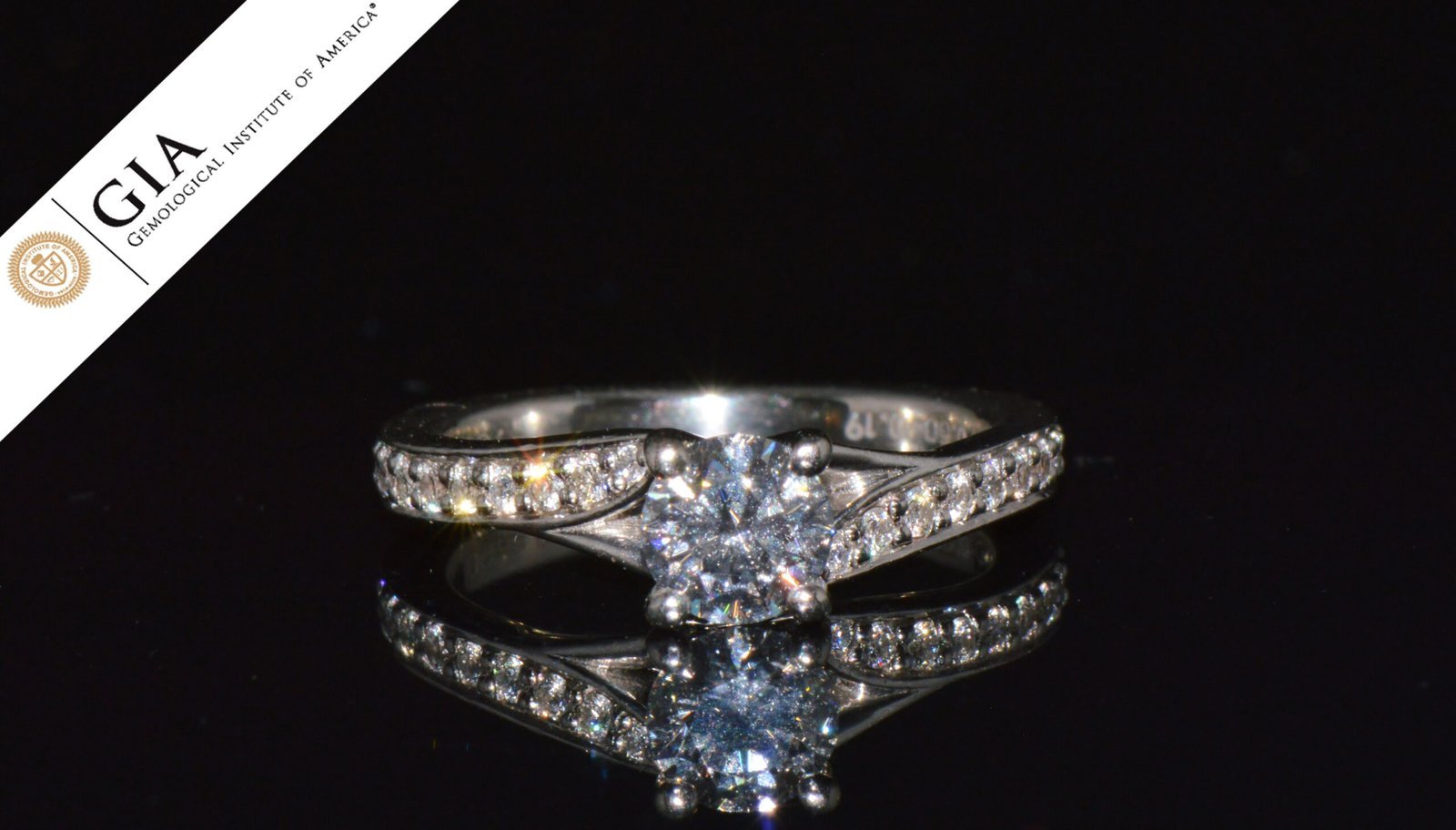 GIA Certified Natural 0.69CTS VVS E Diamond Solid 950 Platinum Designer Ring