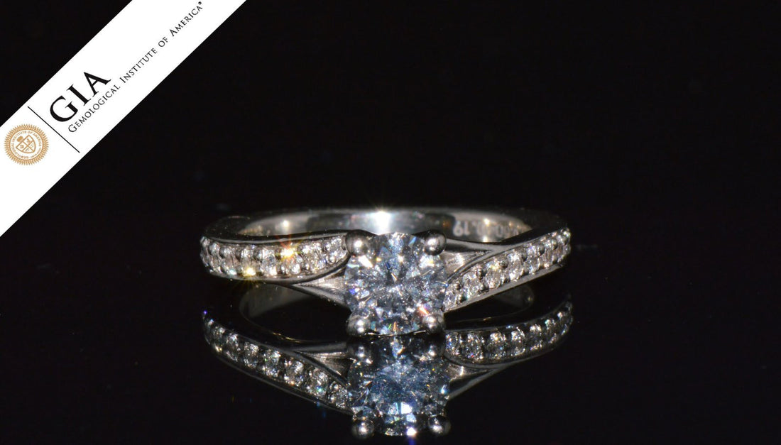 GIA Certified Natural 0.69CTS VVS E Diamond Solid 950 Platinum Designer Ring