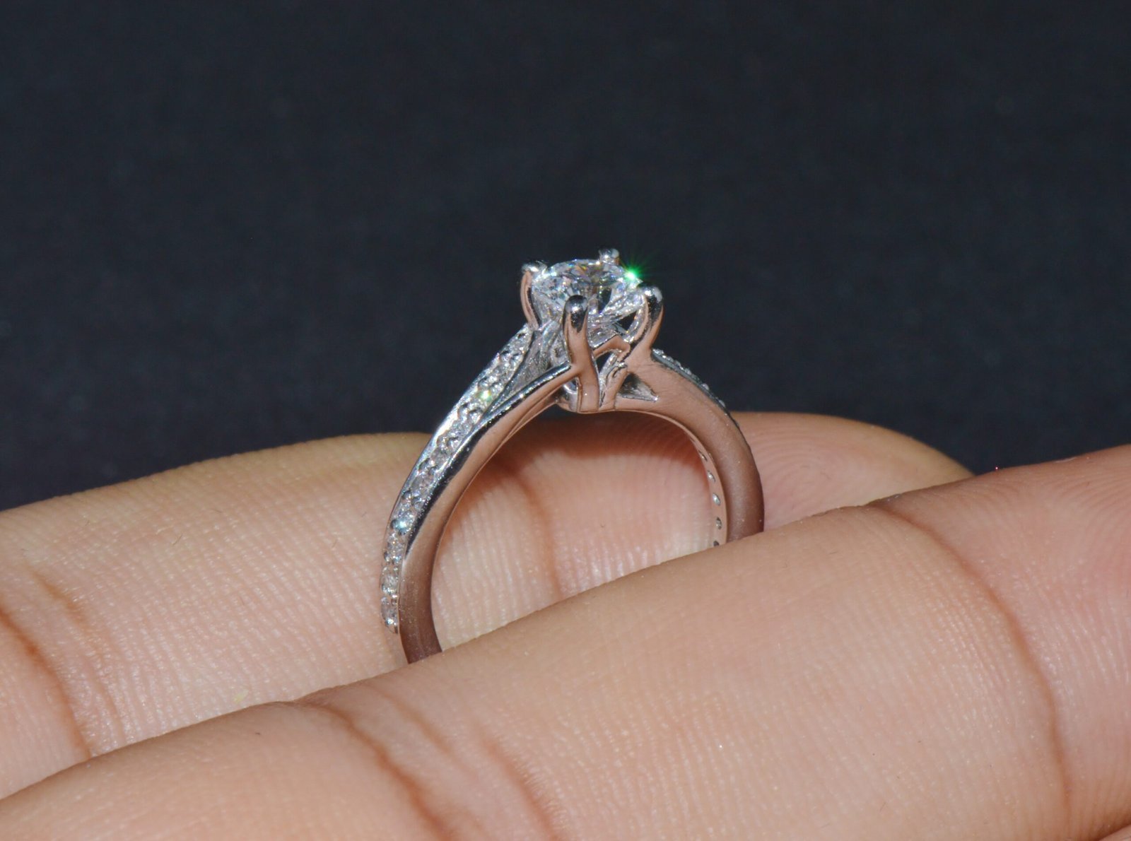 GIA Certified Natural 0.69CTS VVS E Diamond Solid 950 Platinum Designer Ring
