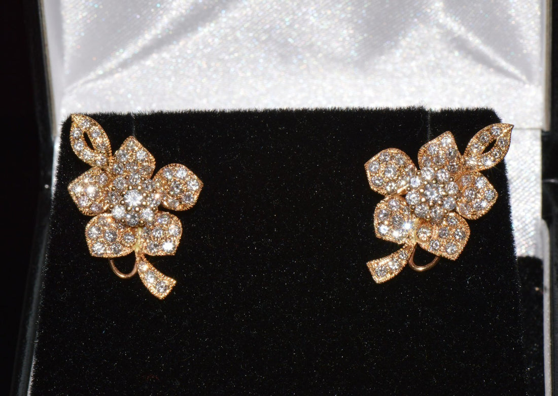 Certified Natural Solid 18K Gold 21.53CTS Diamond South Sea Pearl 3-IN-1 Convertible Earrings